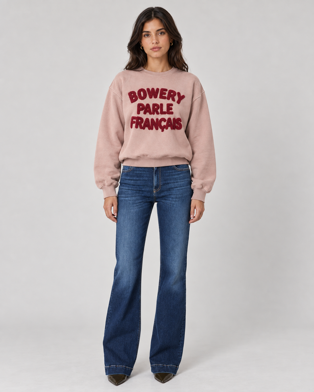 BOWERY PARLE FRANCAIS BRUSHED SWEAT