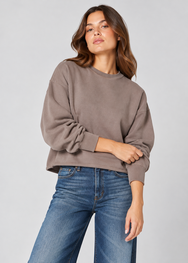 ESSENTIAL BRUSHED SWEAT