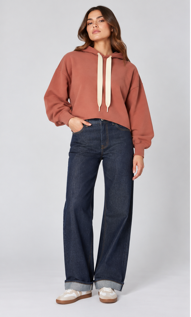 ESSENTIAL HOODIE - BRUSHED SWEAT