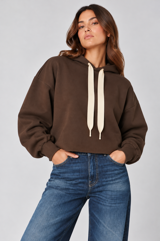 ESSENTIAL HOODIE - BRUSHED SWEAT