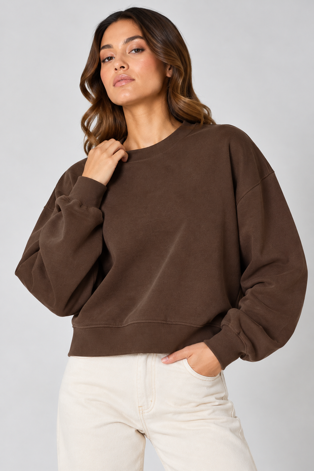 ESSENTIAL BRUSHED SWEAT