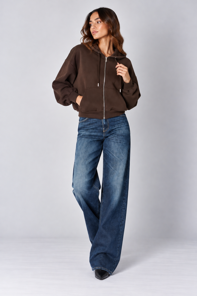 ESSENTIAL FULL ZIP HOODIE