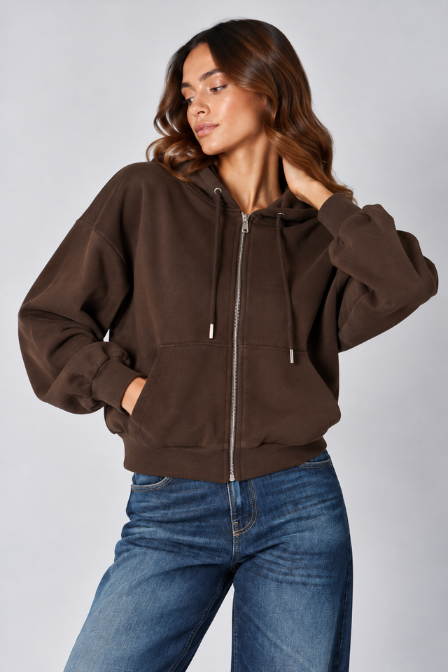 ESSENTIAL FULL ZIP HOODIE