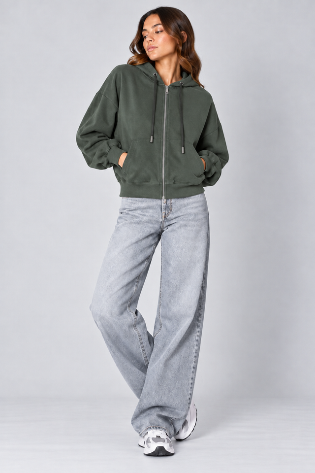 ESSENTIAL FULL ZIP HOODIE