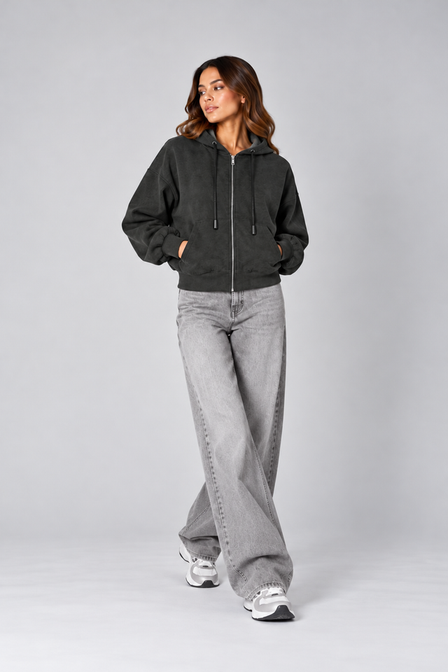 ESSENTIAL FULL ZIP HOODIE