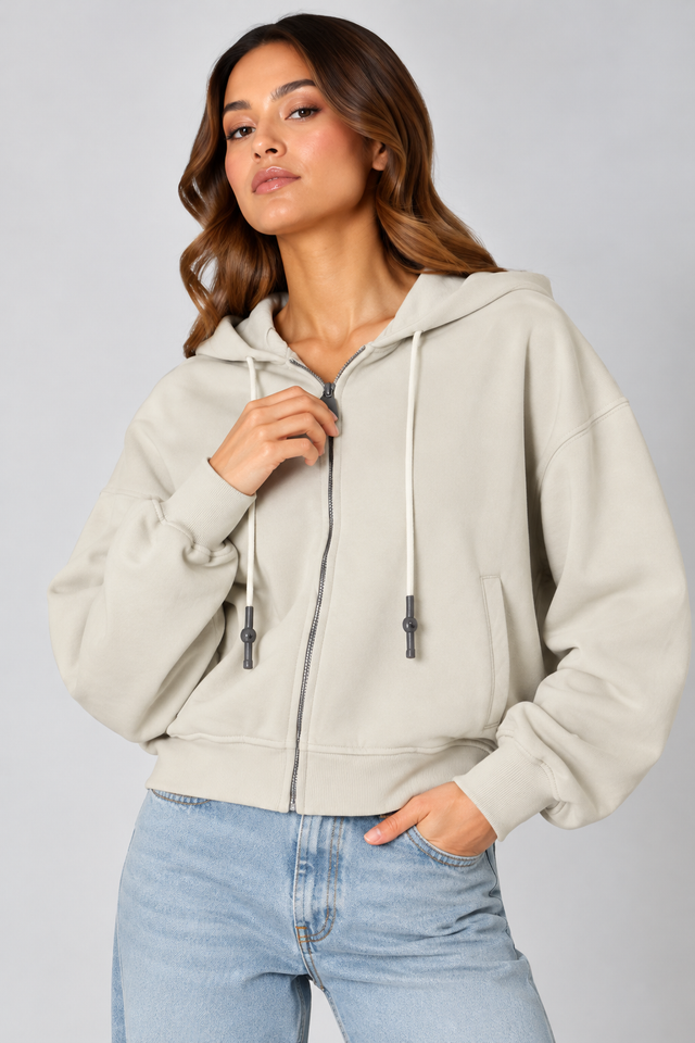 ESSENTIAL FULL ZIP HOODIE