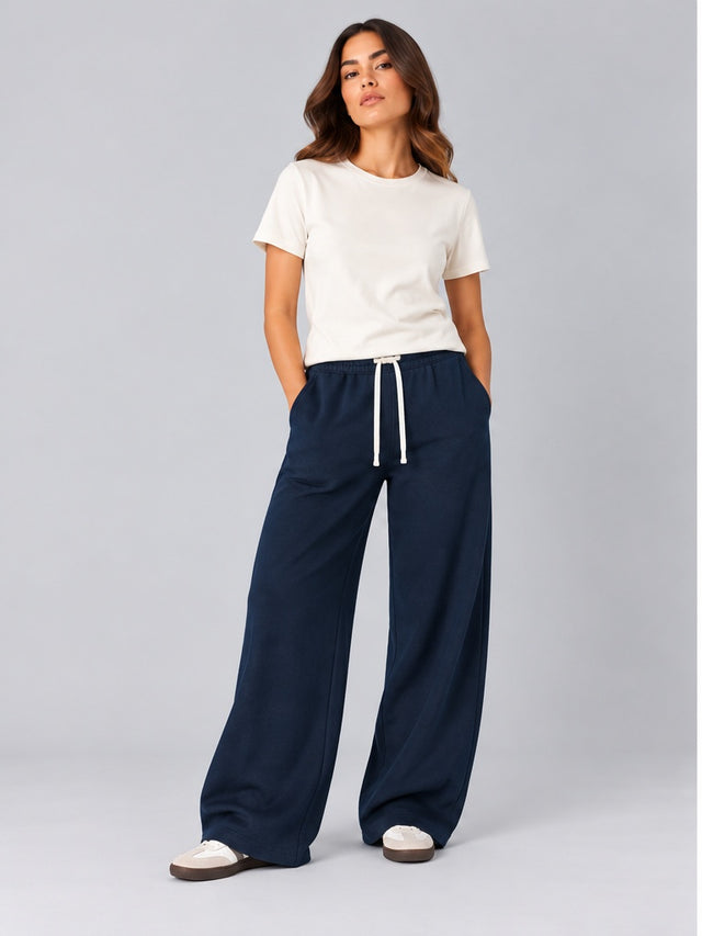 ESSENTIAL PANTS - PALAZZO FIT