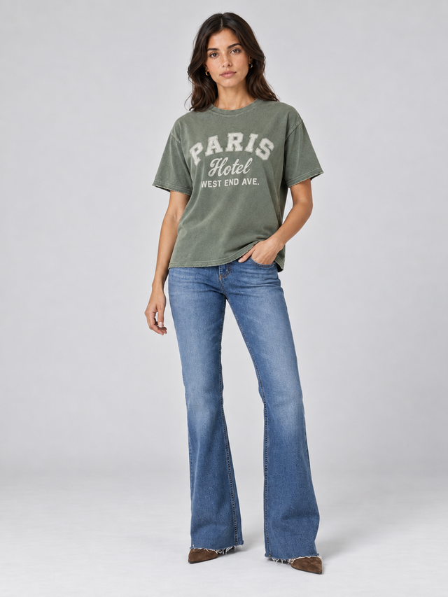 PARIS HOTEL T-SHIRT - VINTAGE JERSEY - Bowery NYC