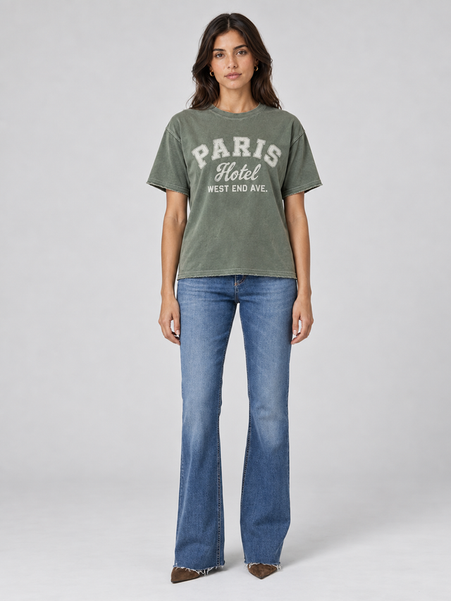 PARIS HOTEL T-SHIRT - VINTAGE JERSEY - Bowery NYC