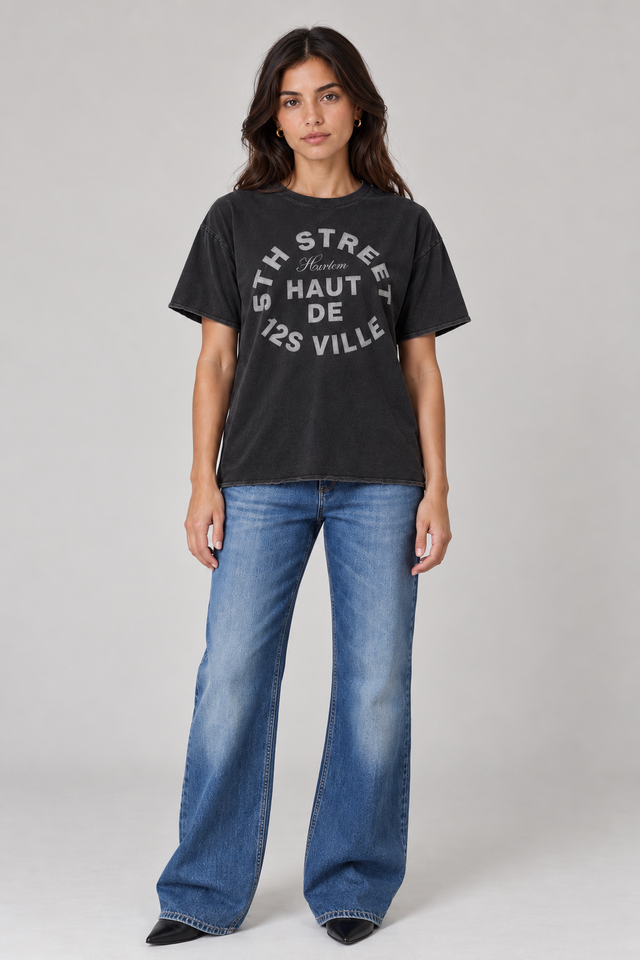 125TH STREET T-SHIRT - VINTAGE JERSEY - Bowery NYC