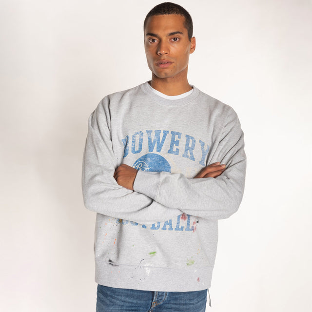 MAN'S CLASSIC REVERSE CREWNECK SWEATSHIRT - Bowery NYC