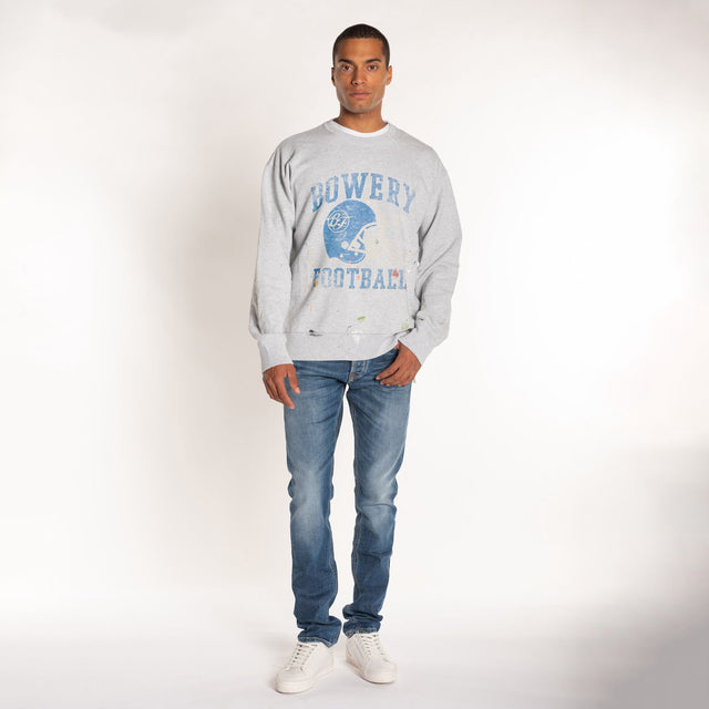 MAN'S CLASSIC REVERSE CREWNECK SWEATSHIRT - Bowery NYC