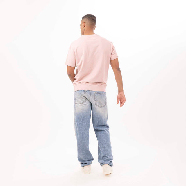 CREW NECK S/S LIGHT SWEAT - RELAXED FIT - Bowery NYC