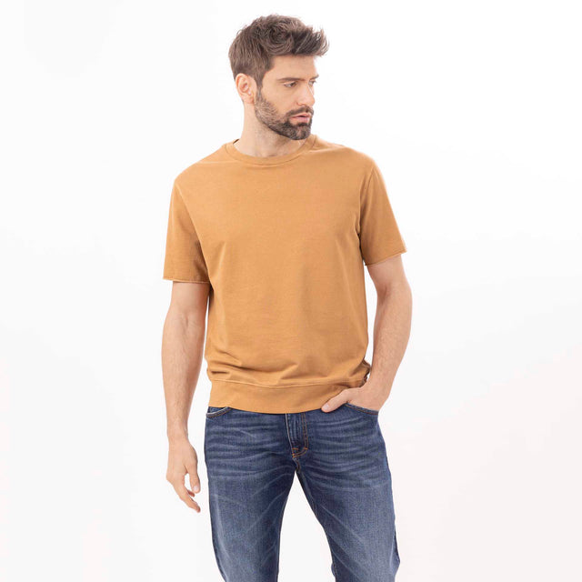 CREW NECK S/S LIGHT SWEAT - RELAXED FIT - Bowery NYC