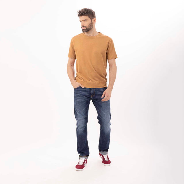 CREW NECK S/S LIGHT SWEAT - RELAXED FIT - Bowery NYC