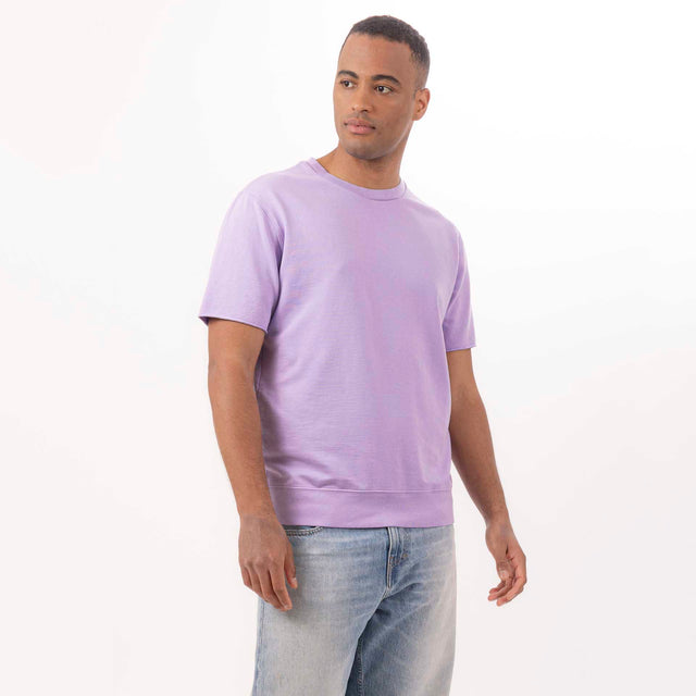 CREW NECK S/S LIGHT SWEAT - RELAXED FIT - Bowery NYC