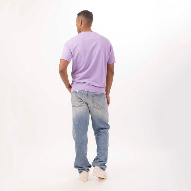 CREW NECK S/S LIGHT SWEAT - RELAXED FIT - Bowery NYC