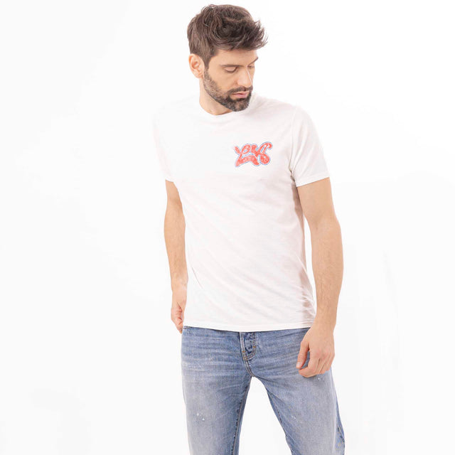 MAN'S "SMALL LA" CREWNECK SHORT SLEEVE T-SHIRT - SLUB JERSEY - Bowery NYC
