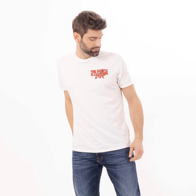 MAN'S "SAN FRANCISCO" CREWNECK SHORT SLEEVE T-SHIRT - SLUB JERSEY