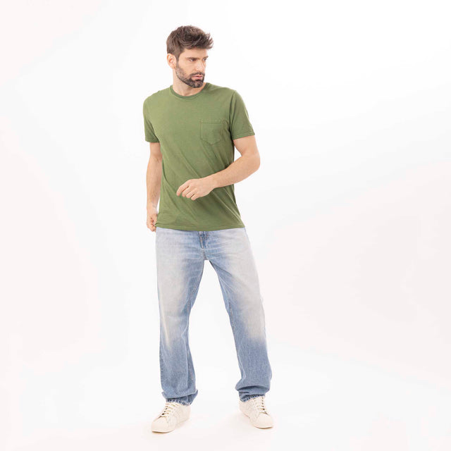 ESSENTIAL T-SHIRT W/ POCKET - SLUB JERSEY