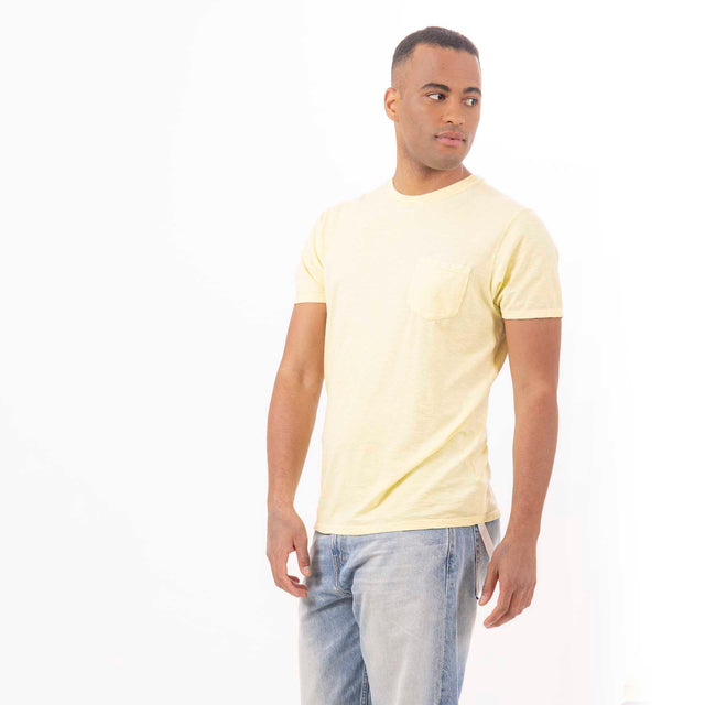 ESSENTIAL T-SHIRT W/ POCKET - SLUB JERSEY