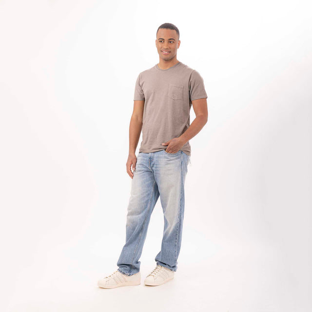 ESSENTIAL T-SHIRT W/ POCKET - SLUB JERSEY