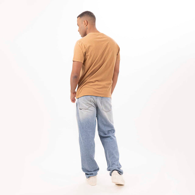 MAN'S ESSENTIAL CREWNECK SHORT SLEEVE T-SHIRT - VINTAGE JERSEY
