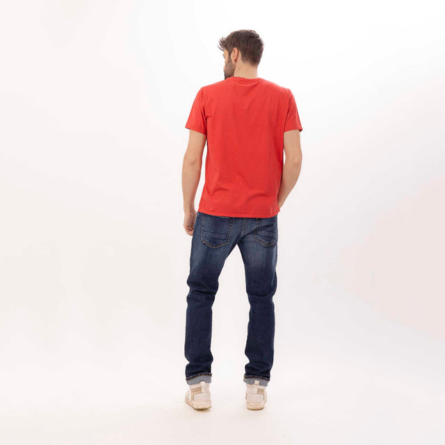 MAN'S ESSENTIAL CREWNECK SHORT SLEEVE T-SHIRT - VINTAGE JERSEY - Bowery NYC