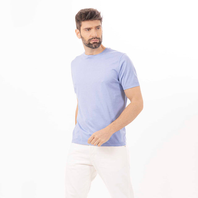 MAN'S ESSENTIAL CREWNECK SHORT SLEEVE T-SHIRT - MAKO JERSEY
