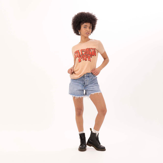 WOMEN'S "SAN FRANCISCO" CREWNECK SLIM FIT T-SHIRT- VINTAGE JERSEY