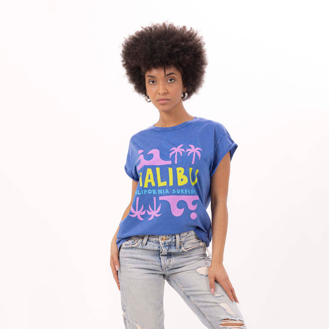 WOMEN'S "MALIBU" CREWNECK BOXY T-SHIRT - VINTAGE JERSEY