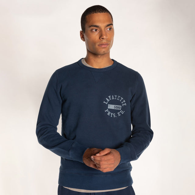 MAN'S "LA FAYETTE" CREWNECK COMBED SWEAT - Bowery NYC