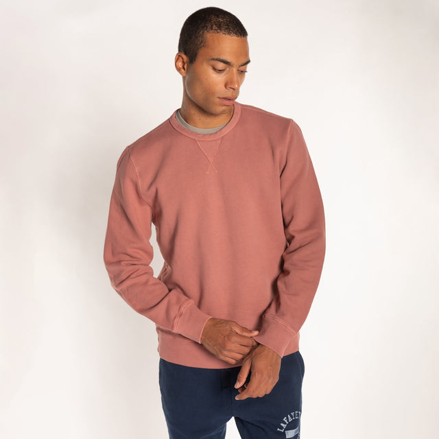MAN'S ESSENTIAL CREWNECK SWEATSHIRT - GARMENT DYED - Bowery NYC