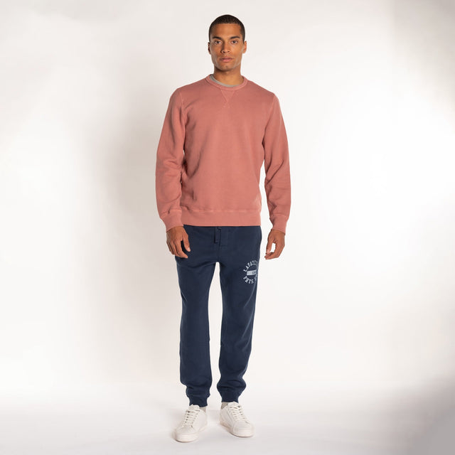 MAN'S ESSENTIAL CREWNECK SWEATSHIRT - GARMENT DYED - Bowery NYC