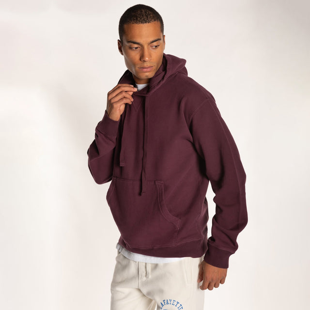 MAN'S ESSENTIAL HOODED SWEATSHIRT - GARMENT DYED - Bowery NYC