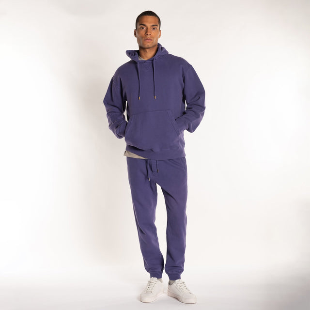 MAN'S ESSENTIAL HOODED SWEATSHIRT - GARMENT DYED - Bowery NYC