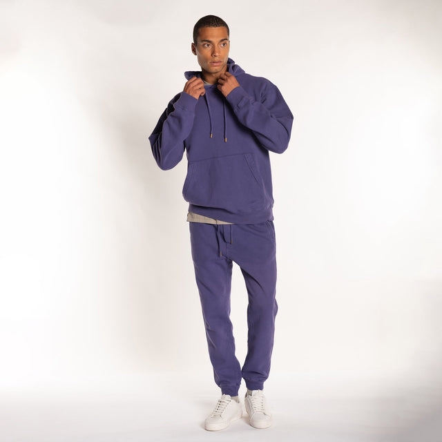 MAN'S ESSENTIAL HOODED SWEATSHIRT - GARMENT DYED - Bowery NYC