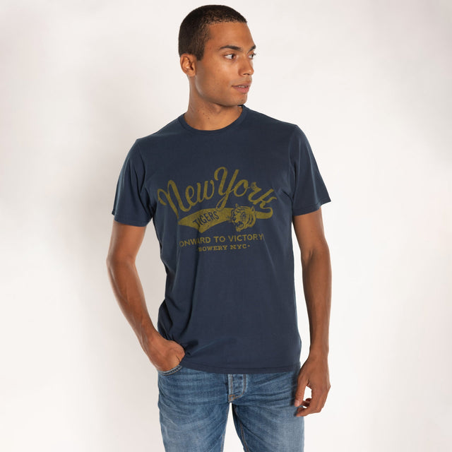 MAN'S "NEW YORK" S/S CREWNECK TSHIRT - VINTAGE JERSEY - Bowery NYC