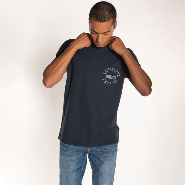 MAN'S "LAFAYETTE" S/S CREWNECK TSHIRT - VINTAGE JERSEY