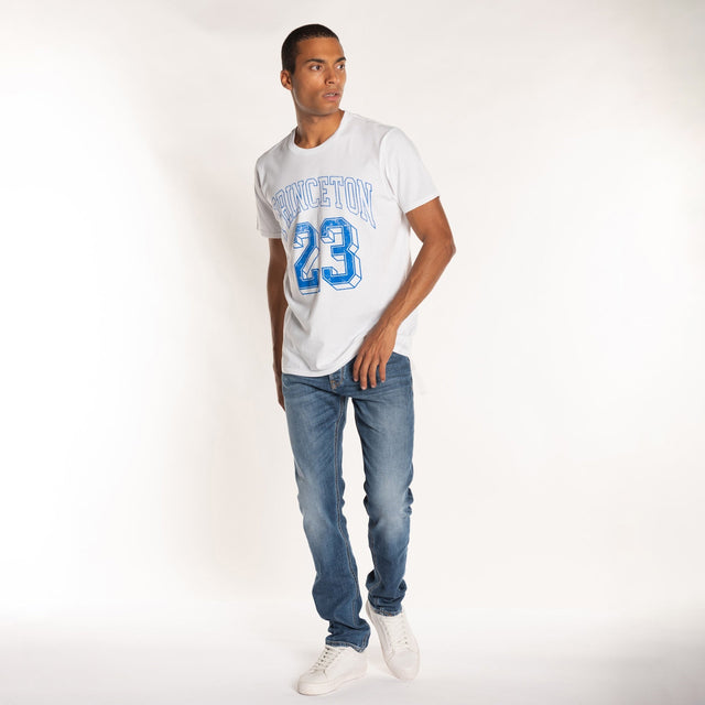 MAN'S "PRINCETON" S/S CREWNECK TSHIRT - VINTAGE JERSEY