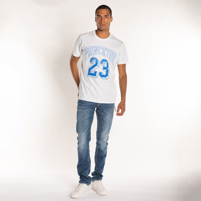 MAN'S "PRINCETON" S/S CREWNECK TSHIRT - VINTAGE JERSEY