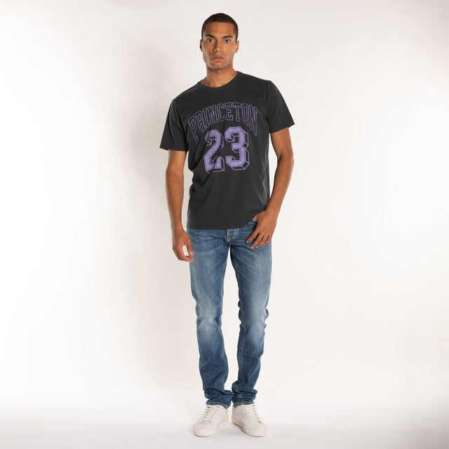 MAN'S "PRINCETON" S/S CREWNECK TSHIRT - VINTAGE JERSEY