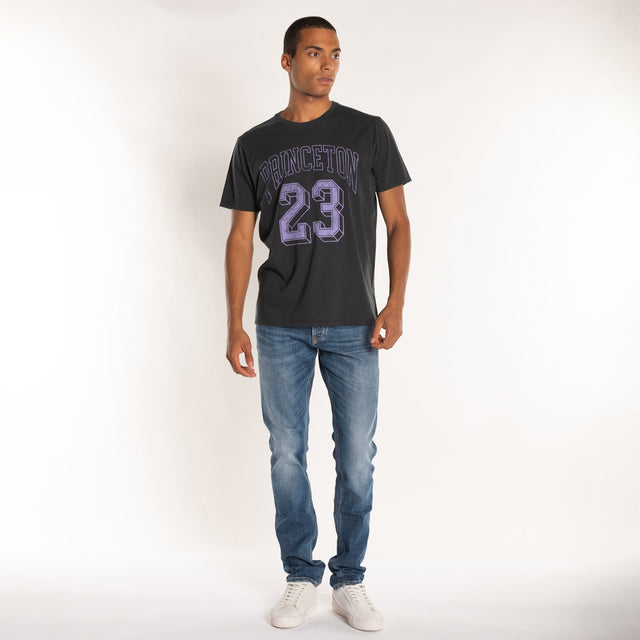 MAN'S "PRINCETON" S/S CREWNECK TSHIRT - VINTAGE JERSEY