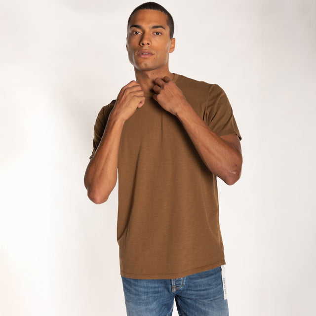 MAN'S ESSENTIAL S/S CREWNECK TSHIRT - SLUB JERSEY - Bowery NYC