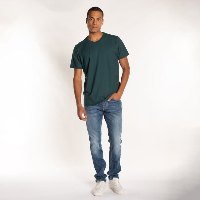 MAN'S ESSENTIAL S/S CREWNECK TSHIRT - SLUB JERSEY - Bowery NYC