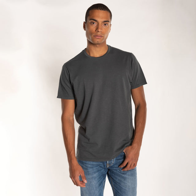 MAN'S ESSENTIAL S/S CREWNECK TSHIRT - SLUB JERSEY - Bowery NYC