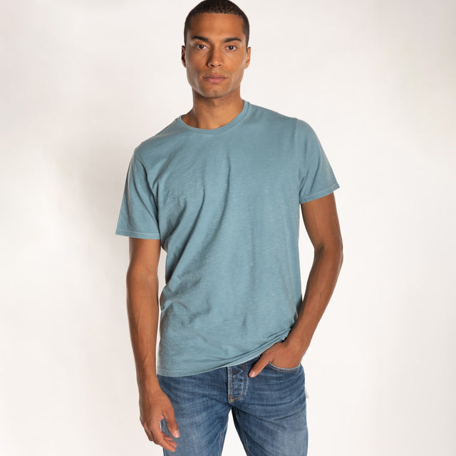 MAN'S ESSENTIAL S/S CREWNECK TSHIRT - SLUB JERSEY - Bowery NYC