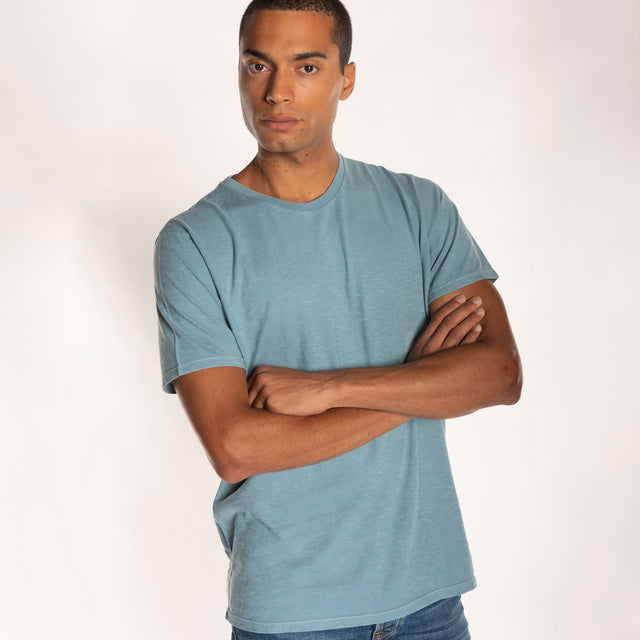 MAN'S ESSENTIAL S/S CREWNECK TSHIRT - SLUB JERSEY - Bowery NYC