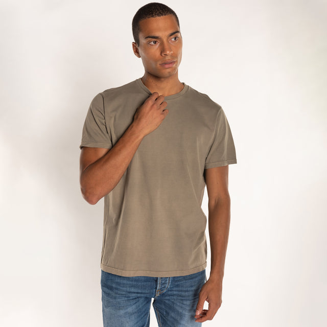 MAN'S ESSENTIAL S/S CREWNECK TSHIRT - VINTAGE JERSEY - Bowery NYC