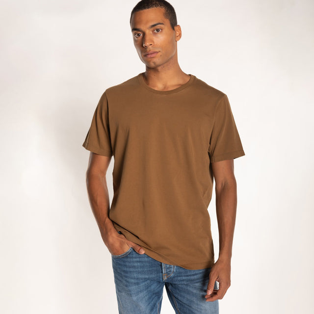 MAN'S ESSENTIAL S/S CREWNECK TSHIRT - HEAVY JERSEY - Bowery NYC